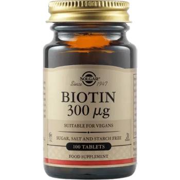 Solgar Biotin 300 mcg, 100 tablets