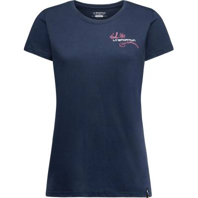 La Sportiva Дамска тениска La Sportiva Women's Climb Flower T-Shirt - Night Sky - размер XS (916-3496-0211)