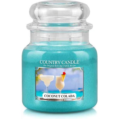Kringle Candle Свещ Country Candle Coconut Colada средна 2 фитилна ароматизирана свещ (453 g),