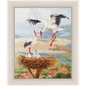 Image 1 of Семейство щъркели 33/37 см