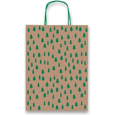 Taška SADOCH Kraft Natale zelená L