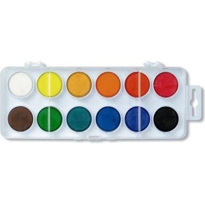 Koh-I-Noor 30 mm bílý plast 12 barev