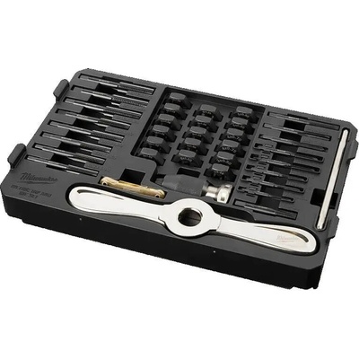 Milwaukee 4932498721 Závitníky a očka PACKOUT s rukojetí Hex-LOK 2 v 1 (Sada 38 dílů)