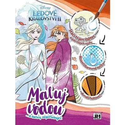 Omalovánka A4 Maluj vodou FROZEN 2 Ledové království