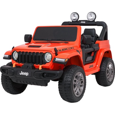Ramiz Jeep Wrangler Rubicon Lift 4x4, 24V Elektrické autíčko oranžová