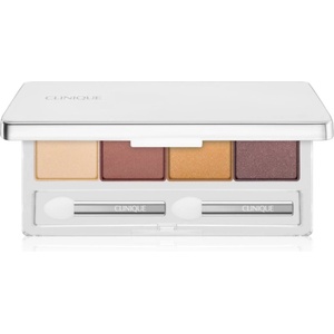 Clinique All About Shadow Quad палитра сенки за очи цвят Morning Java - Shimmer 3, 3 гр