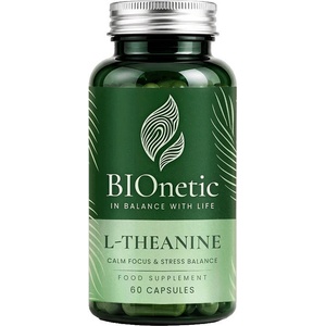 BIOnetic L-Theanine, 60 капсули, BIOnetic (7953-00)