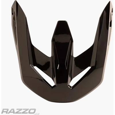 Náhradní kšilt helmy Fox V1 Visor Solid Black 2023 L
