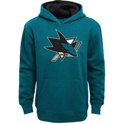 NHL Outerstuff San Jose Sharks Prime Pullover Fleece modrá