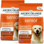 Arden Grange Senior с прясно пиле и ориз 2 x 12 кг