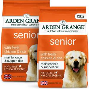 Arden Grange Senior с прясно пиле и ориз 2 x 12 кг