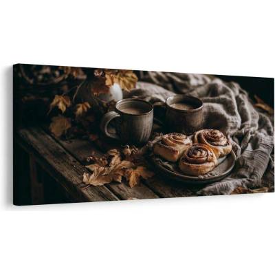 Obraz útulné podzimní odpoledne - 120x60