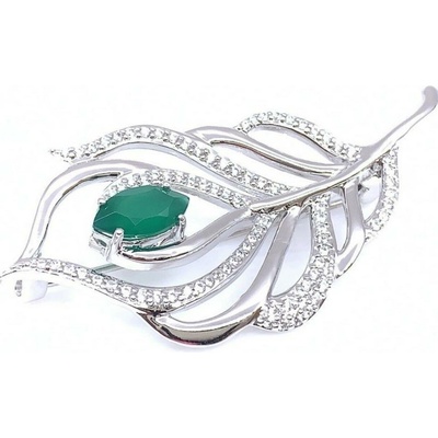 Šperky Jan Kos Jan Kos jewellery Stříbrná brož s achátem MHT 3284 S400