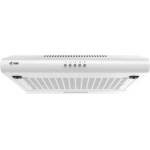 dyras HOD-515WH, 198 м³/ч, LED осветление, 3 скорости, комбиниран режим на работа, бял, кухненска аспираторна система (DYR HOD-515WH)