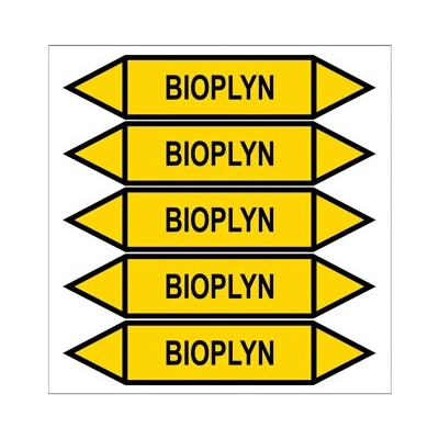 Značení potrubí, bioplyn PZGL 007374