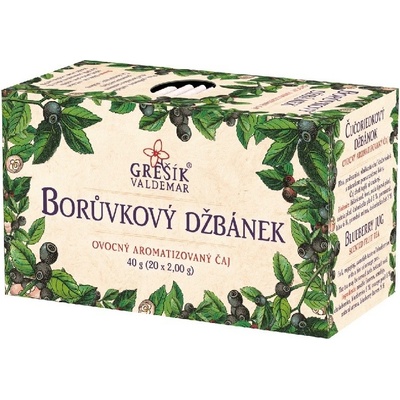 Grešík Ovocný čaj porciovaný Čučoriedkový džbánok 40 g