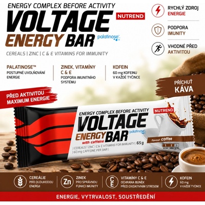 Nutrend Voltage Energy Bar 65 g