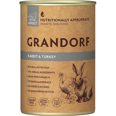 Grandorf Adult Králík a krocan 400 g