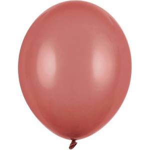 Party Deco Пастелен латексов балон - бургунди - 30 см (sb14p-086)