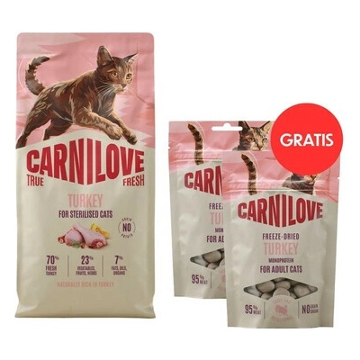 CARNILOVE True Fresh Cat Turkey Sterilised 3 x 2 kg