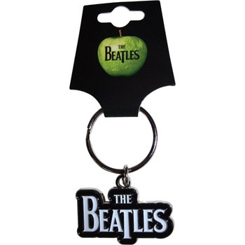 The Beatles Drop T Logo White Ключодържател (BKC002)