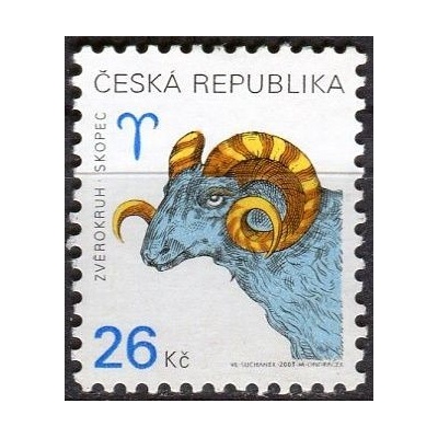 Česká pošta (2003) č. 350 ** - Česká republika - Znamení zvěrokruhu Skopec
