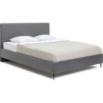 Bonami Сиво тапицирано двойно легло с включена подматрачна рамка 160x200 cm Noira Slim - Bonami Selection (1756680)