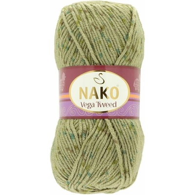 Nako Vega Tweed 31759 šalviová zelená