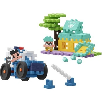 Marioinex Mini wafle Policejní auto a klenotnictví