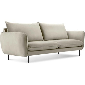 Cosmopolitan Design Бежов кадифен диван , 160 см Vienna - Cosmopolitan Design (COS_2S_49_F1_VIENNA1)
