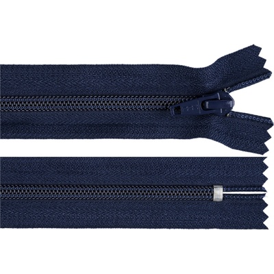 Spirálový zip YKK No 5 délka 18 cm, střední, 919 modrá tmavá