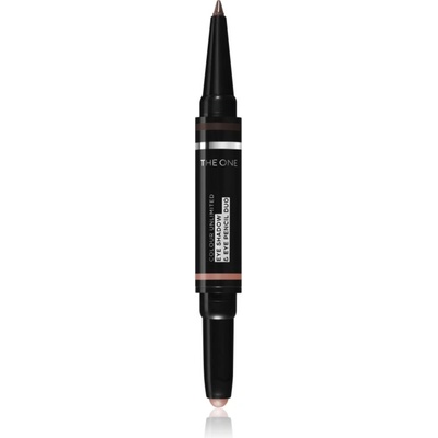 Oriflame The One Colour Unlimited сенки за очи и молив за очи 2 в 1 цвят Peach Perfect 1.2 гр