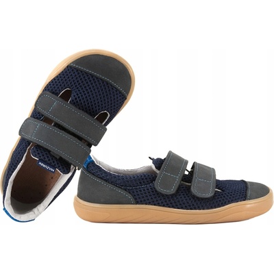 MAZUREK papuče GRANÁTOVÉ barefoot KOŽENÉ-TEXTILNÉ POLTOPÁNKY papuče Granátové