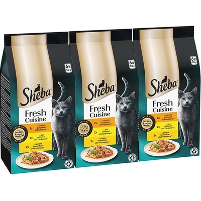 Sheba Fresh Cuisine Вкусът на Рим консерви в сос 3 x (6x50 г)