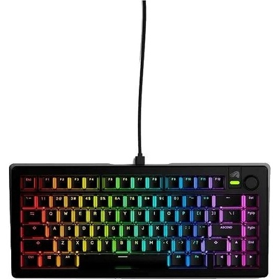 Glorious GMMK 3 75% Prebuilt Wired GLO-KB-GMMK3-75-PB-FOX-W-BLK-US