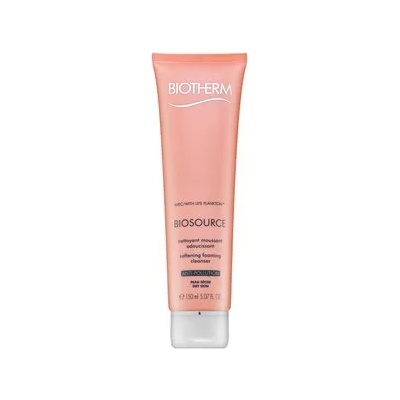 Biotherm Biosource Softening Foaming Cleanser подхранващ почистващ гел за суха кожа 150 ml