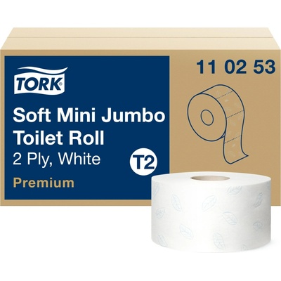 Tork v Mini Jumbo roli Premium T2 2-vrstvový 12 ks