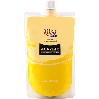 Rosa Studio АКРИЛНА боя Yellow Medium (433) 200 ml 1 бр (323200433)