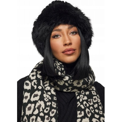 Fashionweek dámská čepice kožešinová čepice Bucket Hat KARR101 Černá