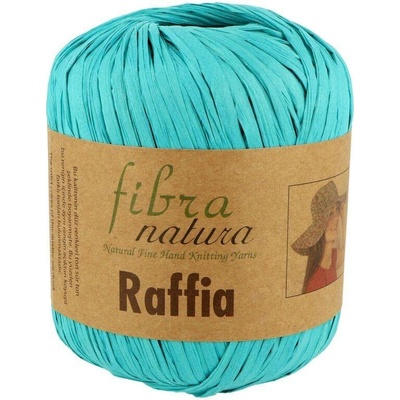 Fibra Natura Raffia 116-09 tyrkysová