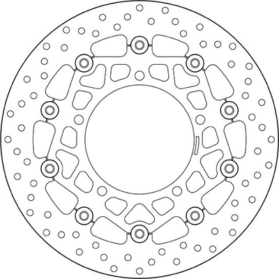 Predný brzdový kotúč Brembo SUZUKI 650 GSX F ABS 2008 - 2014