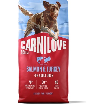 Carnilove Active Adult losos a morčacie 2 x 12 kg