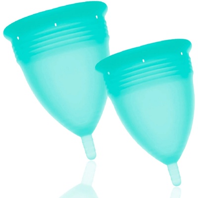 STERCUP Менструални чашки морско синьо stercup s и l