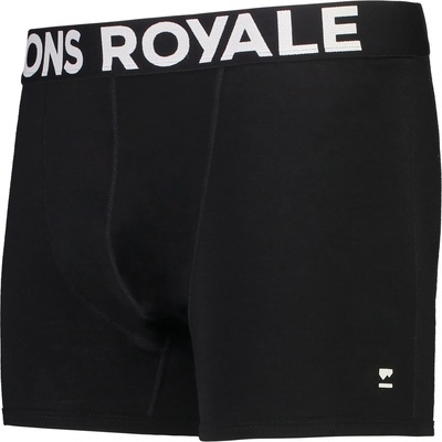 Mons Royale Мъжко мериносово термобельо Mons Royale Hold 'em Shorty Boxer Merino base layer - Black III - размер XXL (015-0871-1115)