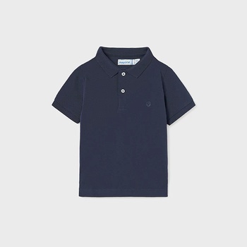 MAYORAL Поло тениска с къс ръкав памук basic в тъмно синьо за бебе момче Майорал