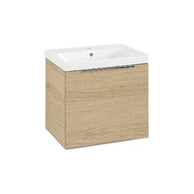 Villeroy & Boch Architectura - Skrinka s umývadlom, 55x47x42 cm, 1 zásuvka, CeramicPlus, Nordic Oak 4A8760R1SVJ