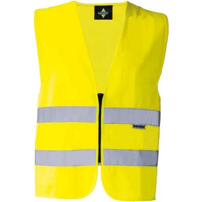 Korntex RX217 Cologne bezpečnostná vesta so zipsom žltá