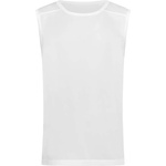 Stedman mesh sleeveles st8440 / Мъжка спортна риза без ръкави - бяла (st8440whixxl)