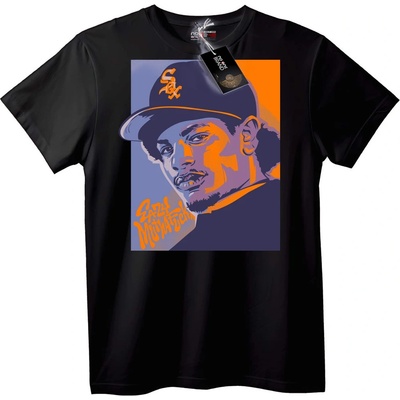 NOONEBRAND Тениска Eazy M Sox Улично - L, Black
