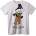 NOONEBRAND Тениска Yakko Warner карикатура - 2XL, Black